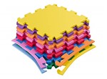 Ficha técnica e caractérísticas do produto Kit 10 Tapete de Eva Infantil Tatame 50x50-10mm Colorido