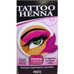 Tattoo Henna para Sobrancelha Preto