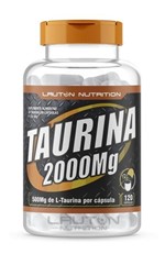 Ficha técnica e caractérísticas do produto Taurina 2000mg Pote Com 120 Cápsulas Lauton Nutrition