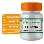 Ficha técnica e caractérísticas do produto Taurina 500mg 120 Cápsulas