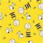 Tecido Estampado para Patchwork - Coleção Snoopy Charlie Brown (0,50x1,40)