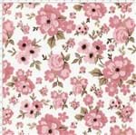 Ficha técnica e caractérísticas do produto Tecido Estampado para Patchwork - Floral Pink Cor 1 (0,50x1,40)