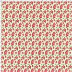 Ficha técnica e caractérísticas do produto Tecido Estampado para Patchwork - Floral Veneza Rosa e Verde Cor 1935 (0,50x1,40)