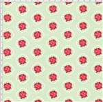 Ficha técnica e caractérísticas do produto Tecido Estampado para Patchwork - Floral Veneza Rosa e Verde Cor 1937 (0,50x1,40)