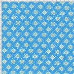 Ficha técnica e caractérísticas do produto Tecido Estampado para Patchwork - Margaridas Azul 01 (0,50x1,40)