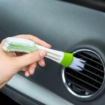 Ficha técnica e caractérísticas do produto Teclado Dust Brush Cleaner Escova para as condições do ar Outlets de ar do carro e deixa cortinas da janela do obturador escovas de limpeza Ferramentas