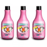 Ficha técnica e caractérísticas do produto Teens Powerpuff Girls Shampoo Morango 500ml (Kit C/03)