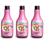 Ficha técnica e caractérísticas do produto Teens Powerpuff Girls Shampoo Morango 500ml - Kit com 03