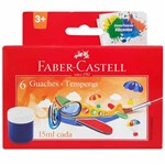 Ficha técnica e caractérísticas do produto Tempera Guache 6 Cores Faber Castell