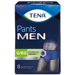 Ficha técnica e caractérísticas do produto Tena Pants Men Calça Roupa Íntima Aprovado por Milhões de Homens Tamanho G/eg 8 Unidades