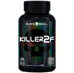 Ficha técnica e caractérísticas do produto Termogênico Killer 2F (120 Cápsulas) - Black Skull