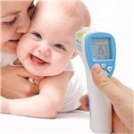 Termometro Digital Laser Infantil de Testa e Ouvido para Febre Clinico Infravermelho para Crianças, Adultos e Bebes