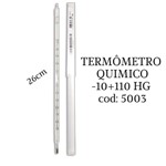 Ficha técnica e caractérísticas do produto Termômetro Químico Escala Interna -10+110:1C 26cm INCOTERM