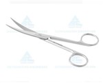 Ficha técnica e caractérísticas do produto Tesoura Cirurgica 17cm Curva Fina/fina - 0318 - Abc Instrumentos