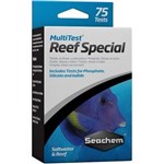 Ficha técnica e caractérísticas do produto Teste de Iodo Fosfato e Silicato Seachem Multitest Reef Special