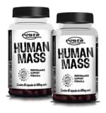 Ficha técnica e caractérísticas do produto Testo Pré Hormonal Human Mass - 2X60 Capsulas Power + Brinde (Natural)