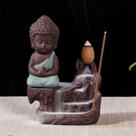 Ficha técnica e caractérísticas do produto The Little Monk Backflow queimador de incenso / incenso Cones Decoração Furniture Accessories