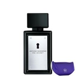 The Secret Antonio Banderas Eau de Toilette - Perfume Masculino 30ml+Beleza na Web Roxo - Nécessaire