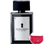 The Secret Antonio Banderas EDT - Perfume Masculino 100ml+Beleza na Web Pink - Nécessaire