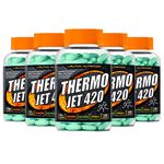 Ficha técnica e caractérísticas do produto Thermo Jet 420 (Termogênico) - 5 un de 120 Tabletes - Lauton
