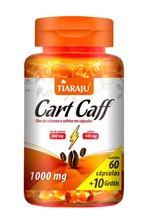 Ficha técnica e caractérísticas do produto Tiaraju Cart Caff 60+10 Caps