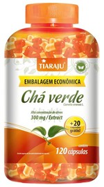 Ficha técnica e caractérísticas do produto Tiaraju Cha Verde 120+20 Caps