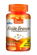 Ficha técnica e caractérísticas do produto Tiaraju Feijao Branco com Cromo 60+10 Caps