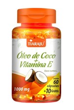 Ficha técnica e caractérísticas do produto Tiaraju Oleo Coco Vitamina e 60+10 Caps