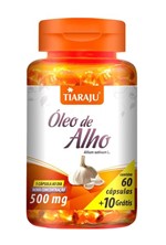 Ficha técnica e caractérísticas do produto Tiaraju Oleo de Alho 500mg 60+10 Caps