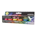 Ficha técnica e caractérísticas do produto Tinta Acrilica Acrilex Nature Colors Neon 006 Cores 3906