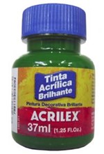 Ficha técnica e caractérísticas do produto Tinta Acrílica Brilhante 37ml Verde Musgo 513 Acrilex - 1