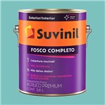 Ficha técnica e caractérísticas do produto Tinta Acrílica Fosca Verde Piscina Suvinil Premium 3,6 Litros