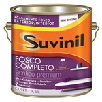 Ficha técnica e caractérísticas do produto Tinta Acrílica Fosco Completo Premium Branco Neve 3,6l - Suvinil