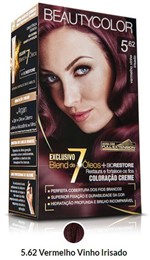 Ficha técnica e caractérísticas do produto Tinta Beautycolor Kit 5.62 Vermelho Vinho Irisado