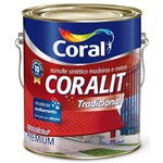 Ficha técnica e caractérísticas do produto Tinta Coral Esmalte Coralit, Acetinado, Branco, Galão 3,6 Litros