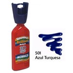 Ficha técnica e caractérísticas do produto Tinta Dimensional Brilliant 3d Relevo Azul Turquesa Acrilex 501