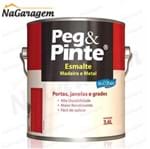 Ficha técnica e caractérísticas do produto Tinta Esmalte Brilhante Peg & Pinte Vermelho Galão 3,6L Eucatex