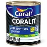 Ficha técnica e caractérísticas do produto Tinta Esmalte Premium Acetinado Coralit Ultra Resistência Branco 800ml