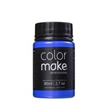 Ficha técnica e caractérísticas do produto Tinta Facial Color Make Liquida Profissional 80ml Azul - Yur