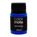 Ficha técnica e caractérísticas do produto Tinta Facial Líquida Azul - 25ml - Color Make