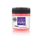Tinta Liquida Fluorescente com 15 ML Vermelho - Color Make