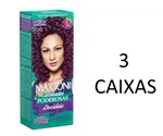 Ficha técnica e caractérísticas do produto Tinta Maxton Free Cacheadas Poderosas Marsala 8.26 ( 3 Caixas ) - Embelleze
