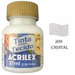 Ficha técnica e caractérísticas do produto Tinta para Tecido Glitter 37ml Cristal - 050400209 - Acrilex