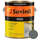 Ficha técnica e caractérísticas do produto Tinta Piso Acrílica Premium Cinza Escuro 3,6L Suvinil