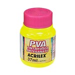 Ficha técnica e caractérísticas do produto Tinta Plástica PVA - 37ml - Amarelo Limão - 504 - Acrilex
