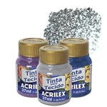 Ficha técnica e caractérísticas do produto Tinta Tecido Glitter - 37ml - Cristal - 209 - Acrilex