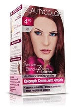 Ficha técnica e caractérísticas do produto Tintura Beauty Color Sem Amônia 4.65 Castanho Purpura