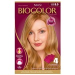 Ficha técnica e caractérísticas do produto Tintura Biocolor Coloração Creme Louro Claro 8.0 Mini Kit
