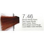 Ficha técnica e caractérísticas do produto Tintura Designer Color Cinzas Tec Italy 90gr - 7.46 Louro Médio Cobre Vermelho