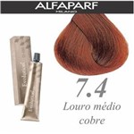 Ficha técnica e caractérísticas do produto Tintura Evolution Of The Color Alfaparf 60ml - 7.4 - Louro Médio Cobre